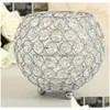 Ljusstakar ceremoni elegant hållare prop crystal ball vase väg guide europeisk stil ljusstak props guld siery 20xy4 ff drop d dhcs8