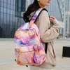 Backpack 3pcs/set Ladies Bookbag Large Capacity Laptop Fashion Adjustable Strap Nylon With Handbag Pencil Case For Teenage Girls