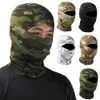 Cyllowe czapki maski rowerowe maska ​​na pełną twarz Wojskowe kamuflaż Balaklava Outdoor Fishing Hunting Hood Protection Army Sport Helmet Cap Scarf 2307714