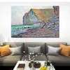 Famous Paintings by Claude Monet Cliffs of Les Petites-dalles Impressionist Landscape Hand Painted Oil Artwork Home Decor