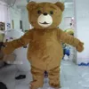 Hoge kwaliteit teddybeer mascotte kostuum cartoon fancy dress snel volwassen size214z