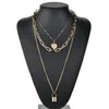 Choker Gothic Crystal MultiLayered Shell Pearl Necklace Collar Chain Neck Statement Coin Pendant Women Jewelry