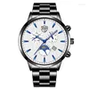 腕時計2023ファッションヘレンRVS Horloges Luxe Mannen BusinessカジュアルレデレンクォーツHorloge Lichtgevende Klok Relogio Masculino