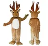 Big Horn Deer Mascot Top Quality Costume Cartoon Elk theme character Carnival Adult Size Fursuit Christmas Birthday Party Dress