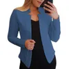 Damespakken Blazers Effen Kleur Slim Fit Vrouwen Blazer Jasje Notched Collar Open Stitch Office Lady Jacket Coat Suit SpringAutumn 230715