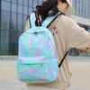 Backpack 3pcs/set Ladies Bookbag Large Capacity Laptop Fashion Adjustable Strap Nylon With Handbag Pencil Case For Teenage Girls