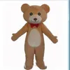 2018 Factory direct rode stropdas teddybeer kostuum teddybeer mascotte kostuum pluche teddybeer costume199n