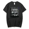 Camiseta Masculina Kpop 2023 ATEEZ THE WORLD EP.2 OUTLAW Man/Women Harajuku T-shirt Gola redonda Manga curta Casual Unissex Streetwear ALGODÃO Top