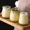 Bouteilles de stockage Mini yaourt pouding bocal en verre avec couvercle gelée de lait moule de cuisson récipient alimentaire 100ML/150ML/200ML souhait 1PC
