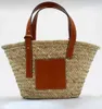 2023 nuevo Mitsubishi Grass Skew proceso de tejer hierba bolsa de tejer nueva moda hoja de palma bolso de un solo hombro para mujer bolso de mimbre para tejer