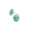 Stud Earrings Fashion Jade Colorful Natural Stone Spirit Crystal Beads Jewelry Party Minimalist Style Accessories