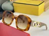 Gafas Realfine888 5A FOL028V FD O'Lock, gafas de sol cuadradas de diseñador de lujo para hombre y mujer con gafas, caja de tela FE40048F
