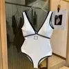 Bikini luksusowy projektant stroju kąpielowego stroju kąpielowego żeńskie body stroje kąpielowe białe projektant body panie back -backwear wakacje na plażę bodysit siatkówki