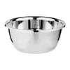 Bowls Thickened Stainless Steel Basin Non-Magnetic Seasoning Jar Baking Egg Bowl European-Style Scrub Deepening Vegetable