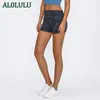 AL0lulu Yoga Shorts Women's High talia High Talle Buttock Lisowanie sportowe trzypunktowe spodnie