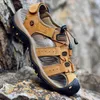 Sandalen Zomer heren sportsandalen Outdoor wandelsandalen Gesloten teen leren sportparcours casual sandalen Waterschoenen 230714