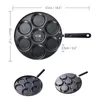 Pans 7 Holes Frying Pot Wear-Resistant Heat-Resistant Egg Pancake Steak Pan Cooking Ham Breakfast Maker Kitchen Accessories2351