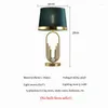 Table Lamps JJC Light Luxury Desk Lamp Living Room Bedroom Bedside Model Simple Postmodern American Study