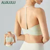 Al0lulu Yoga T-back Suspender BH-stötproof sportunderkläder