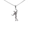 Hanger Kettingen Sterke Muscle Man Rvs Biceps Bodybuilder Ketting Charm Mannen Gym Sport Sieraden Accessoires