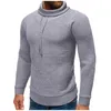 Men's Sweaters Mens Slim Fit Winter Sweater Oversize Casual Long Sleeve Turtleneck Pullover Streetwear Knitted