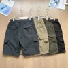 Wysoka wersja Spodnie ładunkowe szorty menskie spodnie designerskie haft luźne krótkie swatpants męskie szorty letnie