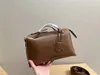 Luxury Mirror Quality Boston Bag for Women by the Way bag Shoulder Bag Leather Zipper Opening Designer Bag