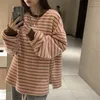 Женские футболки Fashion Fashion Ship Thirt Streerwear осень Harajuku ins в стиле рубашка с длинным рукавом Tee Girl Hip Hop Tops Caseal Corean