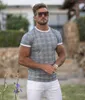 Men's T-Shirts Summer Casual fashion t shirt Men Gyms Fitness Short sleeve T-shirt Male Bodybuilding Workout Tees Tops Clothes Men Apparel L230715
