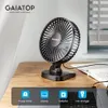 Inne domowe ogród gaiatop fan USB mini biurko wentylator przenośny 40 ° Regulowany wentylator chłodzący z silnym wiatrem 3 prędkości Ultra cisza do biura domowego 230714