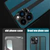 Designer tas Leer Carbon Fiber Patroon Cover Voor iPhone 13 Pro Max 12 Mini Case Camera Bescherming Schokbestendig Telefoon Case Coque Funda