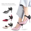 Shoe Parts Accessories 1Pair Lace Shoes Band Women High Heels Bundle No Tie Shoelaces Lady Lace Lock Straps Decoration String Anti-Slip Shoe Accessorie 230715