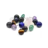 Stud Earrings Fashion Jade Colorful Natural Stone Spirit Crystal Beads Jewelry Party Minimalist Style Accessories