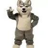 Traje de mascote de cão Husky novo de fábrica Personagem de desenho animado adulto Mascote Roupa de mascote Fancy Dress Party Carnival Costume276W