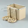 Cajas de pañuelos Servilletas Caja de almacenamiento de pañuelos para automóvil Estante de papel multifunción Portavasos para bebidas interior para automóvil Caja de reposabrazos creativa para automóvil Dispensador de caja de gama alta R230714