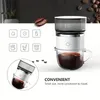 1pc, Electric Coffee Pot, Battery Powered Automatic Coffee Machine, Travel Car Coffee Maker, Mini USB One-Touch Pour Over Drip Coffee Maker With Stainless Steel Filter