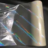パッケージングペーパー120mホログラフィック透明透明スタンピングフォイル紙ロール用熱伝達レーザープリンターカードクラフトペーパー21cm幅230714