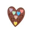 Силиконовая торт плесень 10 решетки в форме сердца в форме шоколадной плесени DIY JL1572