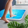 Collapsible Shower Threshold Water Dam Flood Barrier Stopper For Floor Retaining Strip WK Bath Accessory Set238Y