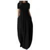 Casual Dresses 2023 Summer Women Dresse Women's Sexy V-Neck Sleeveless Spaghetti Strap Sundress Ladies Solid Color Long Dress S-5XL