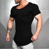 Camisetas para hombres Rashgard Sport Shirt Hombres Running T Shirt Hombres Gym Shirt Ropa de entrenamiento Algodón Transpirable Workout Muscle T-Shirt Fitness Top L230715