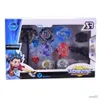 4d Beyblades toupie patlaması Beyblade Spinning Top Yeni 4pcs/Set Arena Metal Dövüş Bıçağı Metal Çocuk Hediyeleri Klasik Oyuncaklar R230715