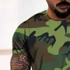 Mäns T-shirts 3D Digital Printing Camouflage Men's Casual Loose Short-Sleeved T-Shirt L230715