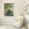 Canvas Art Camille Monet в саду в доме в Аргентуиле Клод Моне.