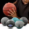 Bolls basketboll Boll Officiell storlek 7 5 PU LÄDER Utomhusmatchträning Män kvinnor Baloncesto gratis med Net Bag Needle 230715