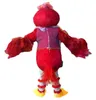 2023 costumes de mascotte oiseau rouge chaud de haute qualité déguisements photo réelle