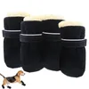 Dog Apparel Puppy Snow Boots Warm And Anti-Slip Protectors Booties Non-Slip Foot Protection Windproof Pet Shoes For Winter Cold