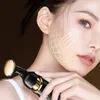 Face Care Devices 3 In 1 Face Massager Neck Eye Massage Introducer Microcurrent Skin Rejuvenation Anti Aging Beauty Device Drop 230714