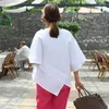 Männer Pullover Frauen Frühling Sommer Halbe Hülse 2023 Lose Bluse Casual Rundhals Weibliche Pullover Tops Elegante Solide Shirts Blusas