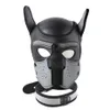 Модная собачья маска Puppy Cosplay Full Head for Latex Rubber Relape с ушами 10 Color 220715258f